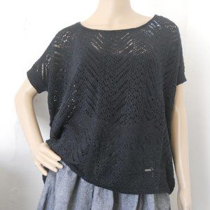 Hollister Tee Top, Lacy Knit, XS/S, Beachy-Tee